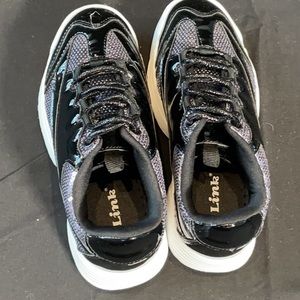 GORGEOUS brand new sequin black sneakers - kids 1
